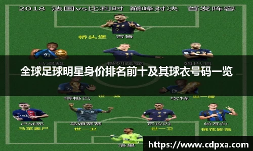 全球足球明星身价排名前十及其球衣号码一览